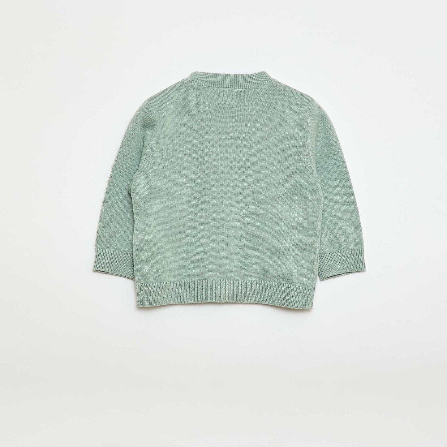 Gilet fine jauge col V VERT