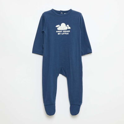 Pyjama dors bien à manches longues BLEU