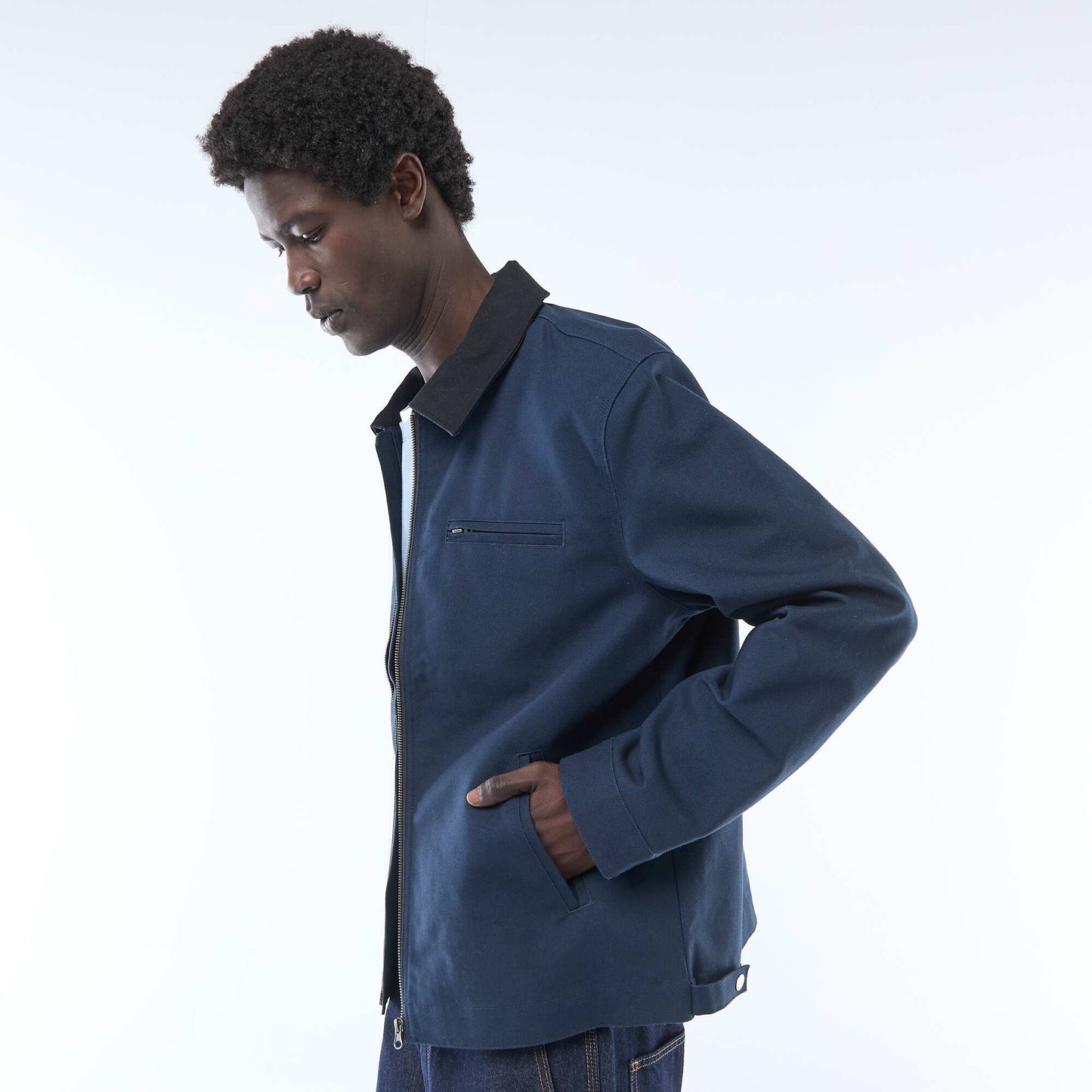 Blouson style workwear BLEU
