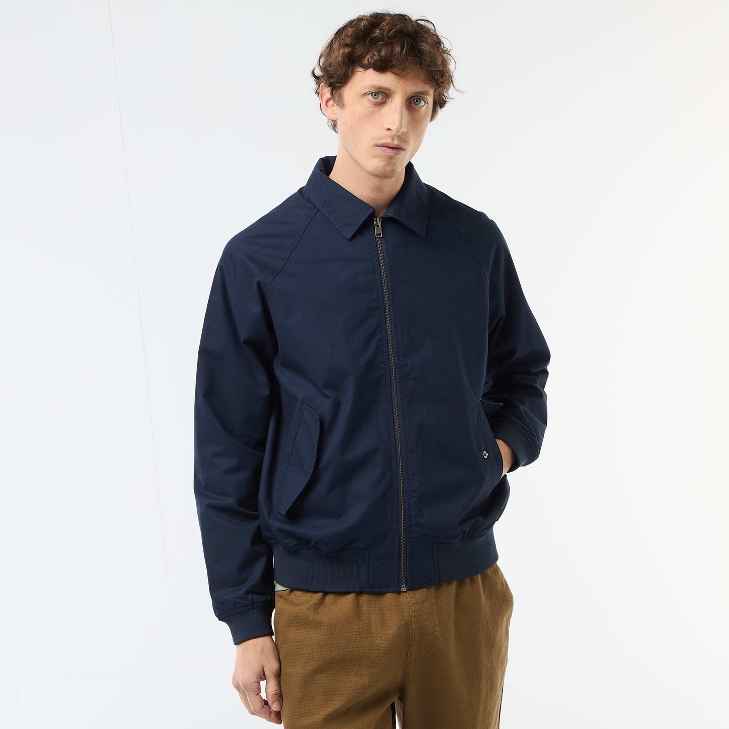 Blouson en twill BLEU