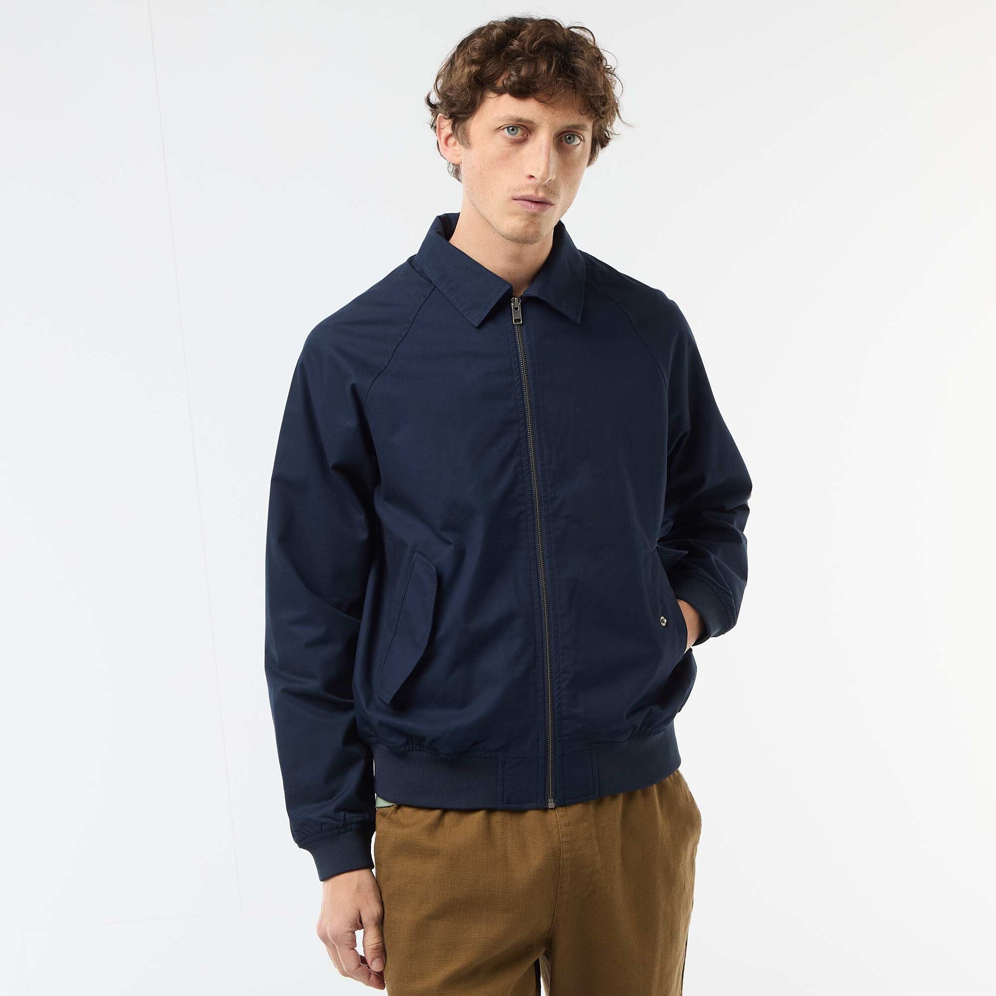 Blouson en twill BLEU