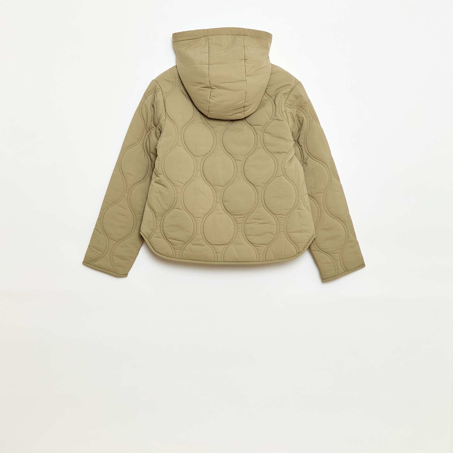 Blouson à capuche matelassé KAKI