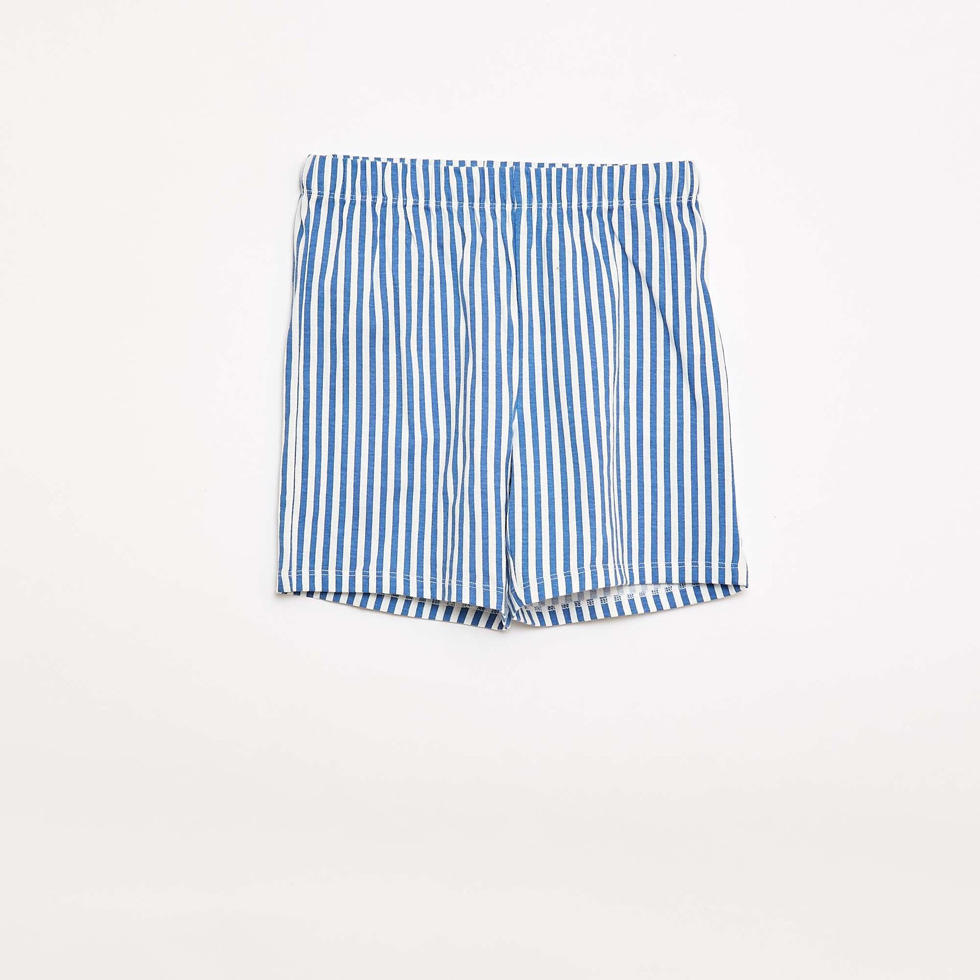 Ensemble de pyjama court t-shirt + short - 2 pièces BLANC