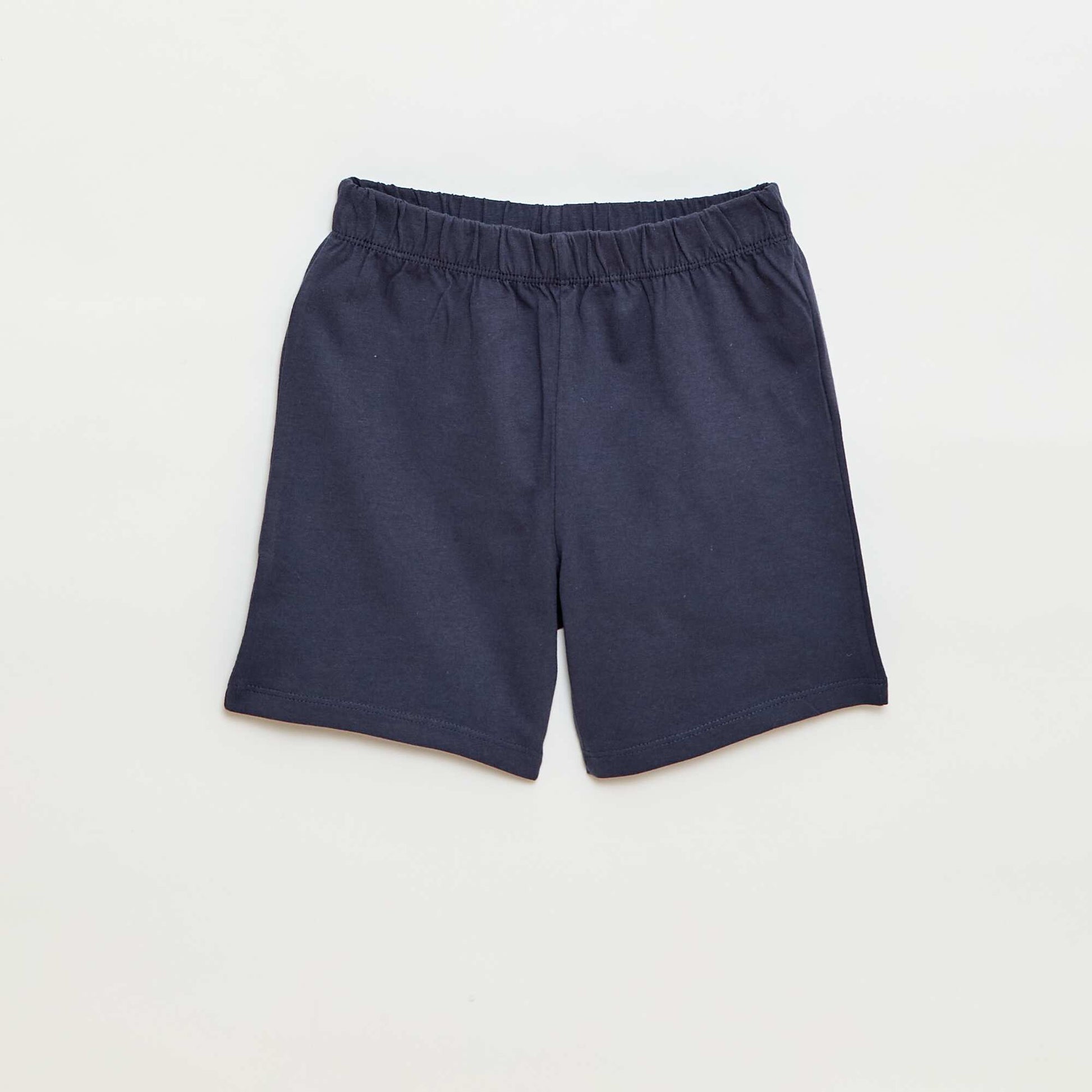 Ensemble de pyjama court 2 pièces  T-shirt + short BLEU