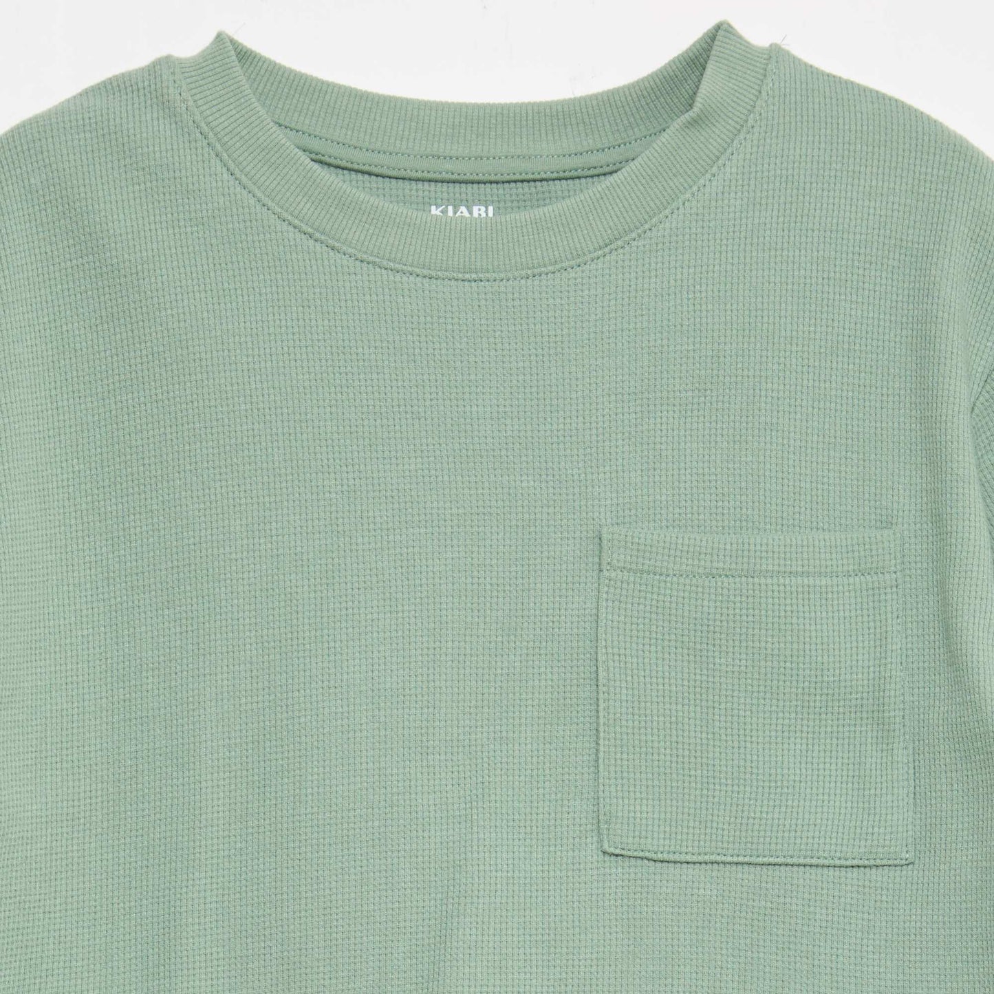 Ensemble de pyjama en coton uni VERT