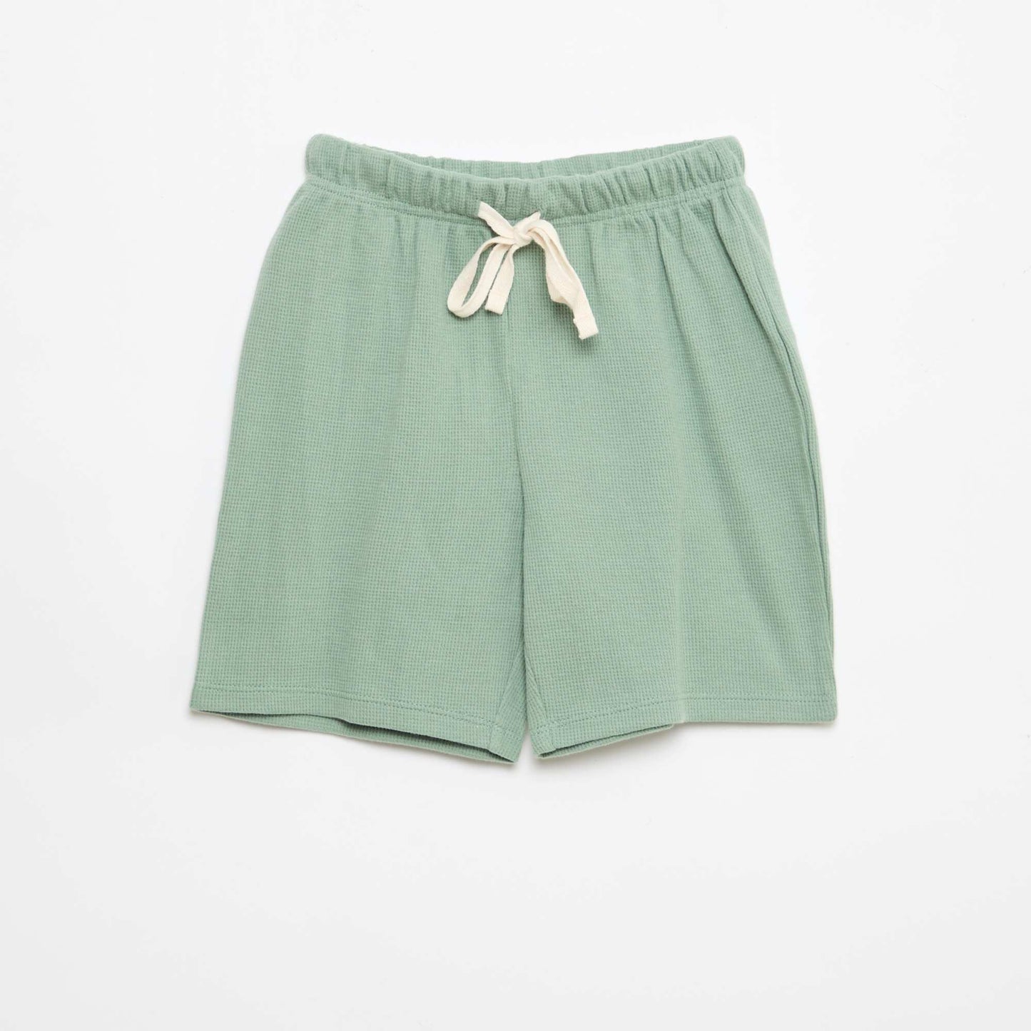 Ensemble de pyjama en coton uni VERT