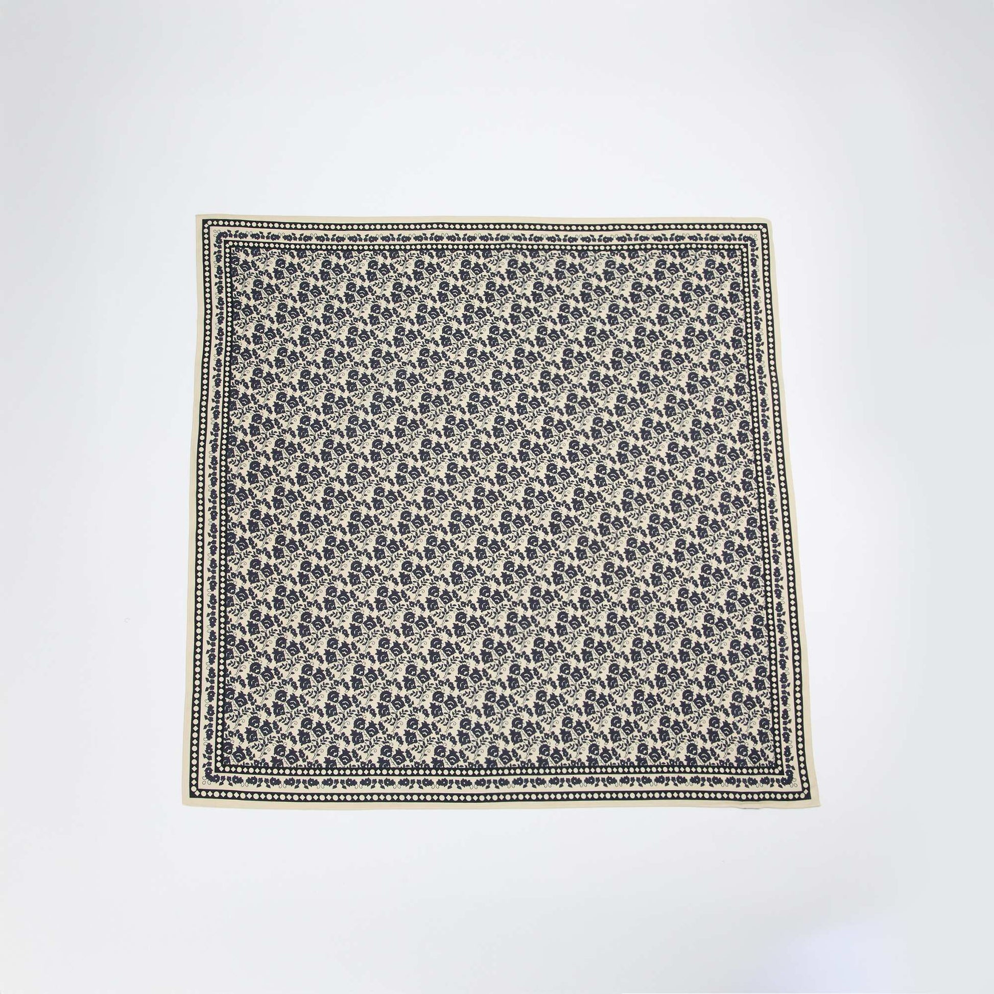 Large foulard carré - 100 x 100 cm BLEU