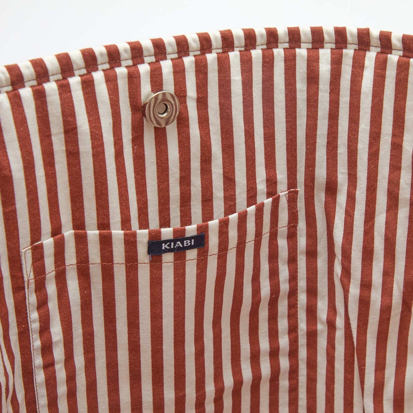 Sac cabas matelassé motif indienne ORANGE