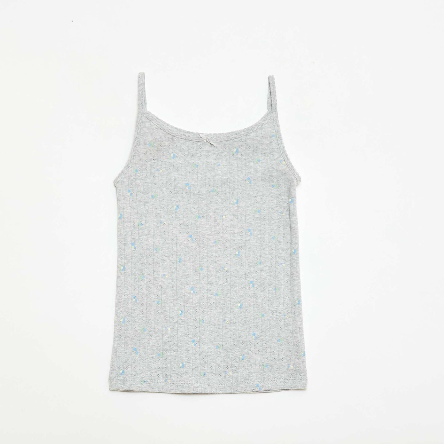 Ensemble pyjama court débardeur + short à motif - 2 pièces GRIS