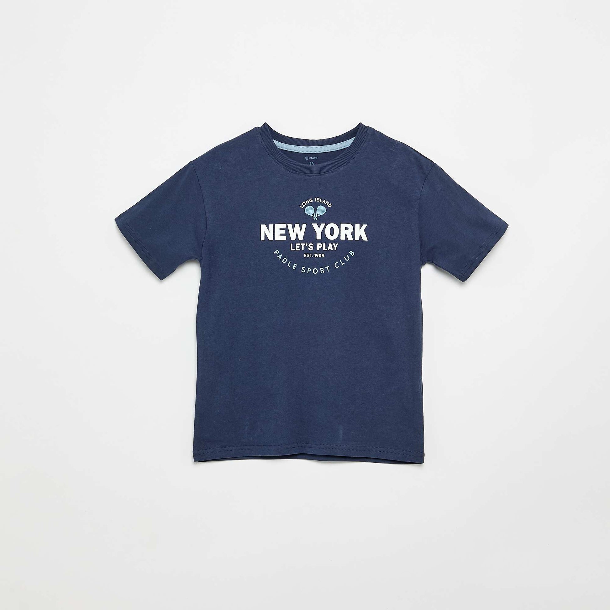 Ensemble pyjama court t-shirt + short - 2 pièces BLEU
