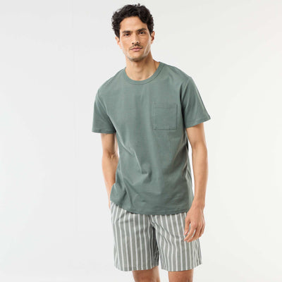 Ensemble de pyjama court t-shirt + short - 2 pièces VERT