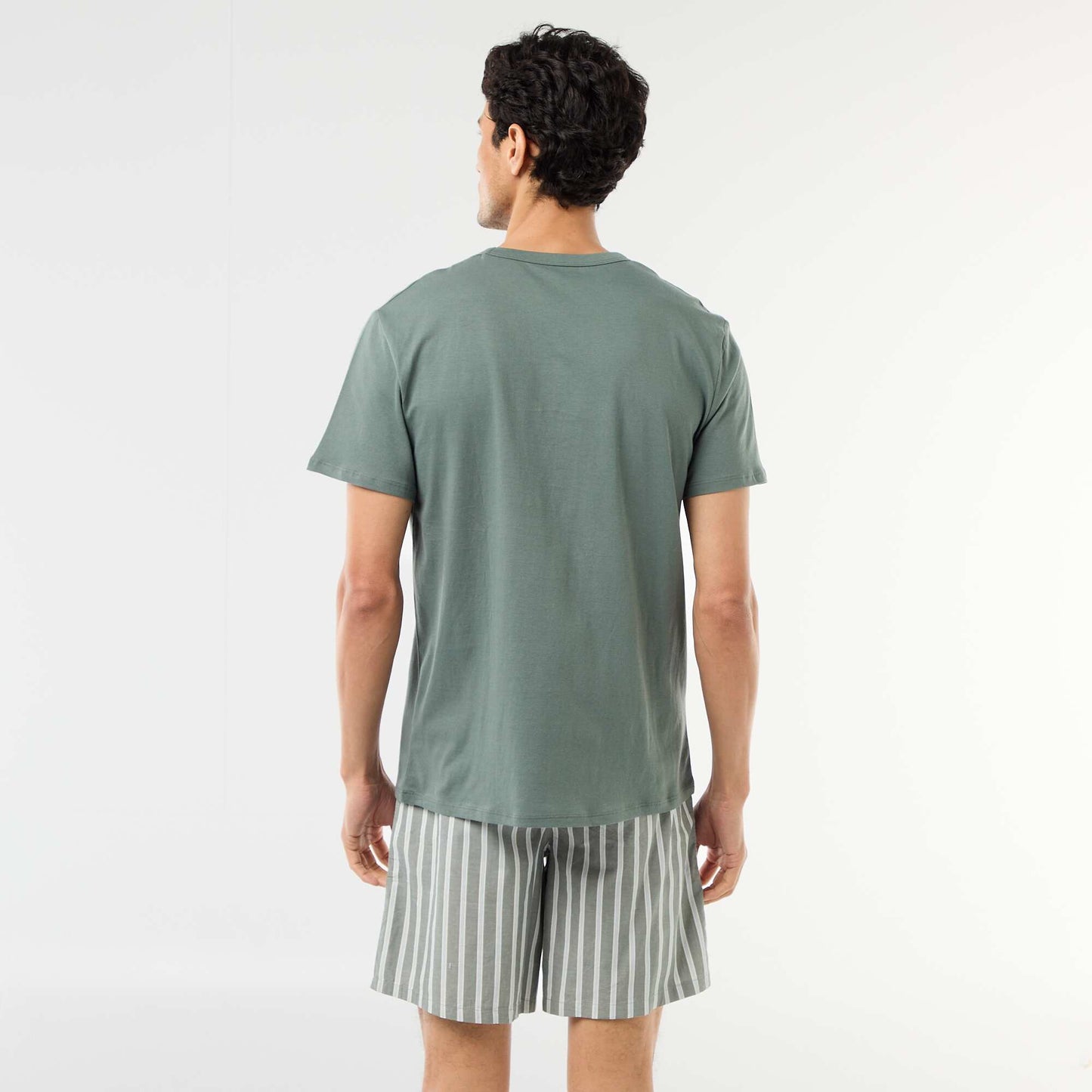 Ensemble de pyjama court t-shirt + short - 2 pièces VERT