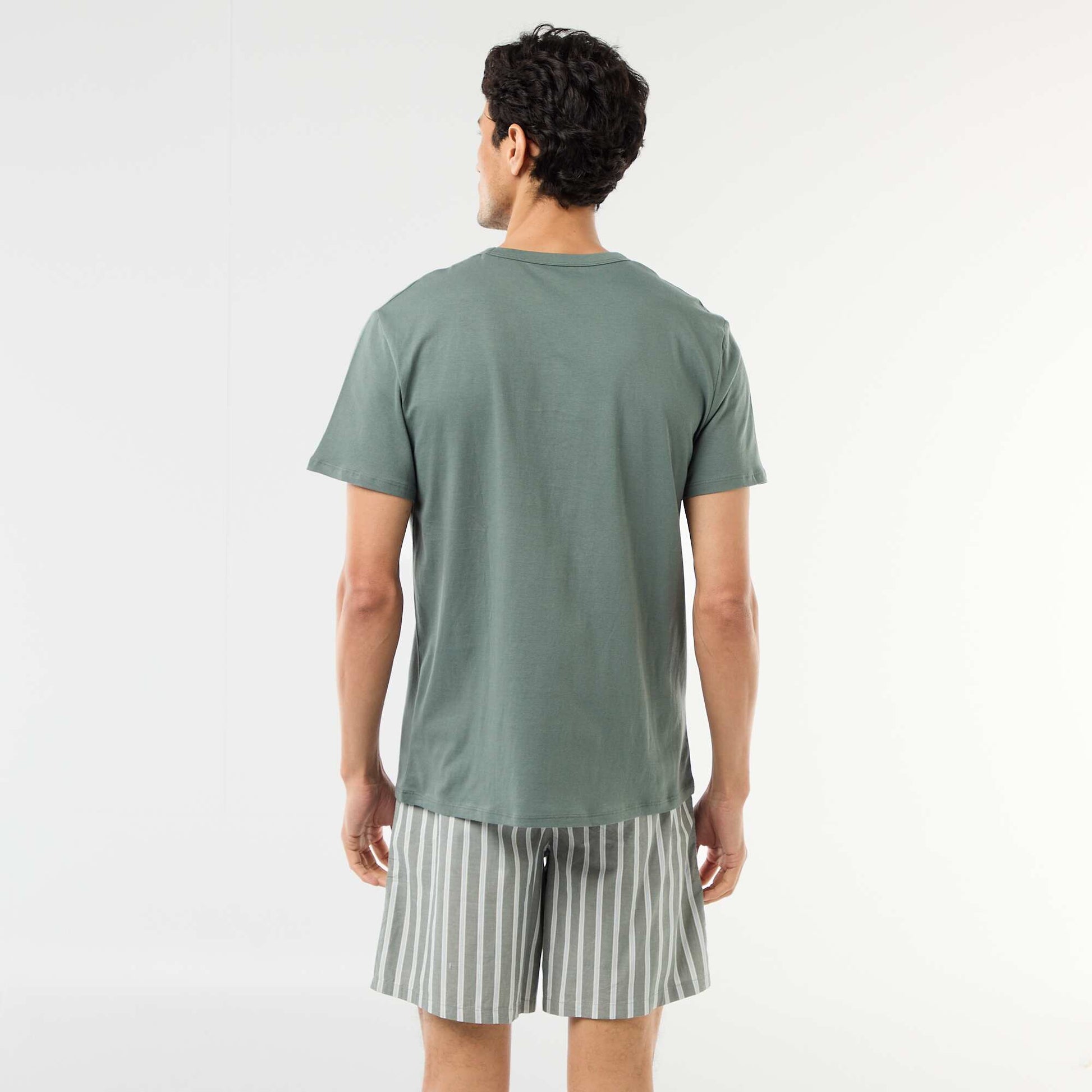 Ensemble de pyjama court t-shirt + short - 2 pièces VERT