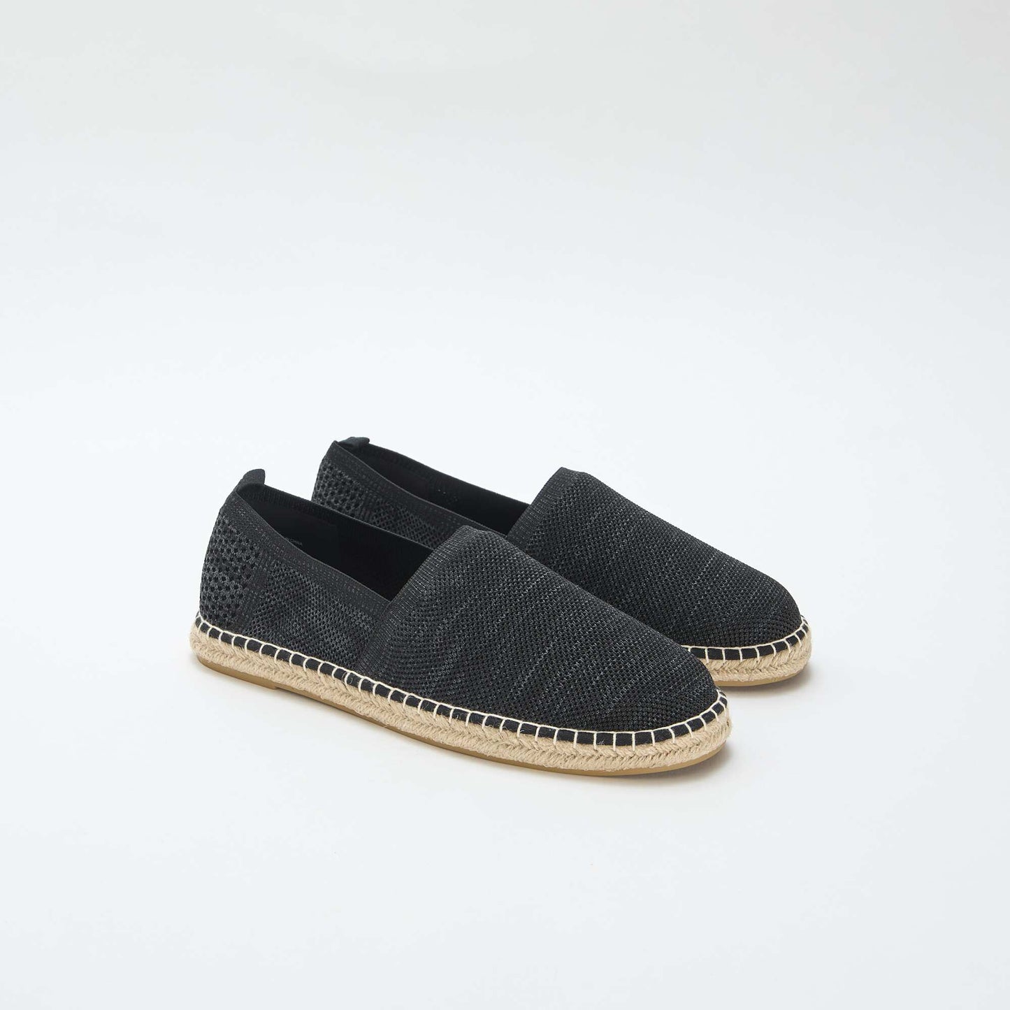 Espadrilles en mesh NOIR