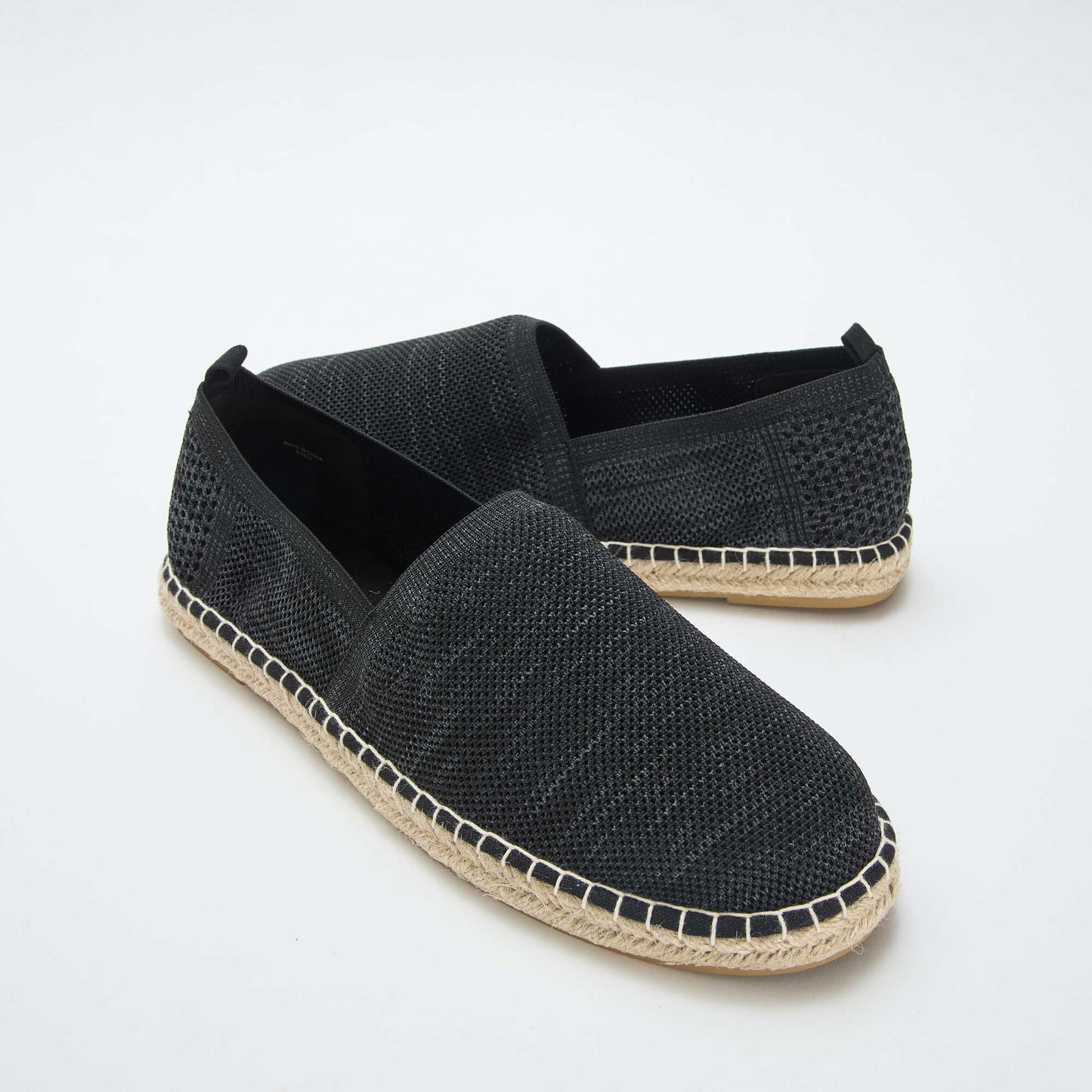 Espadrilles en mesh NOIR
