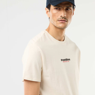 T-shirt imprimé fantaisie ECRU