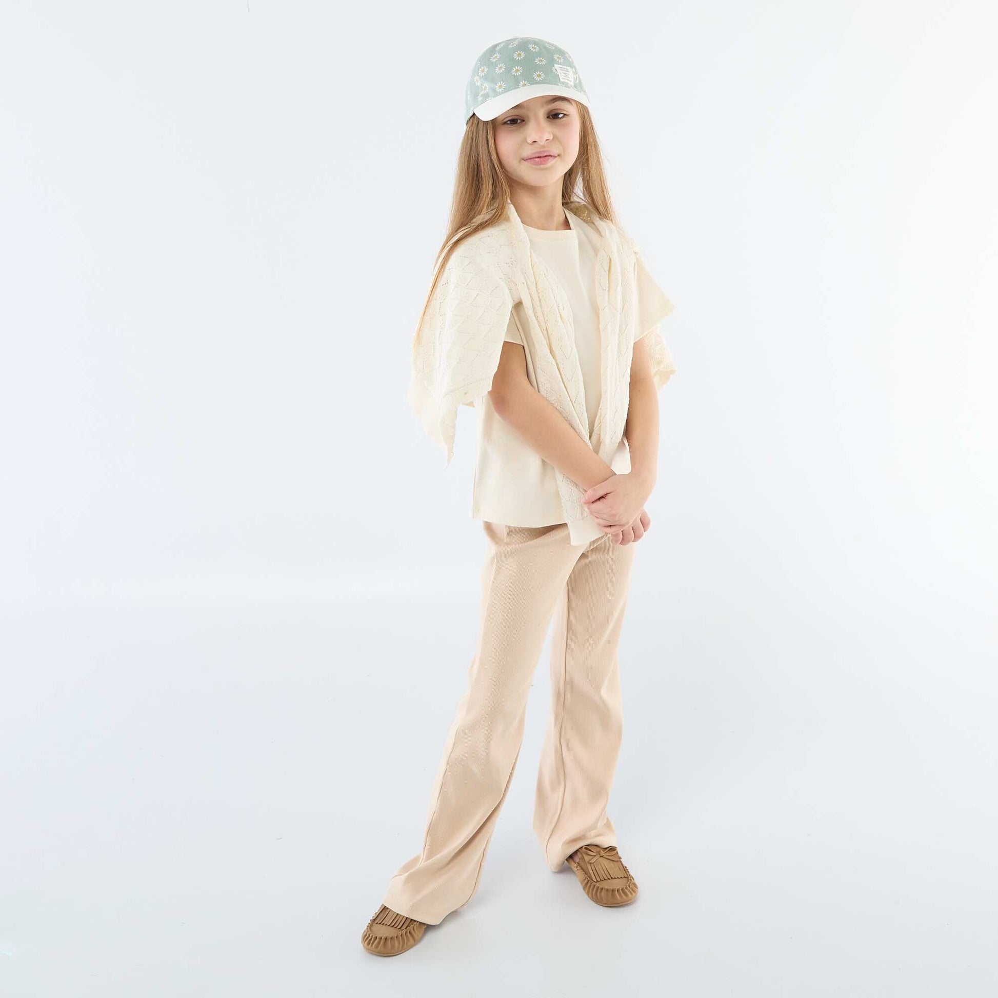 T-shirt en Tough Cotton manches courtes BEIGE