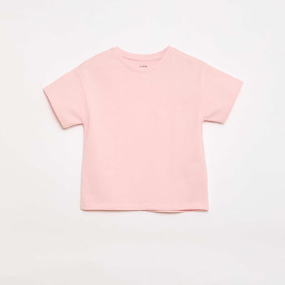 T-shirt en maille jersey manches courtes ROSE