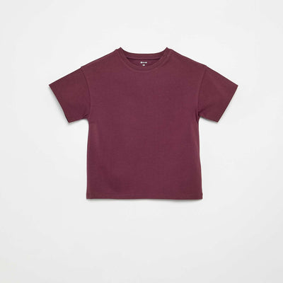 T-shirt en Tough Cotton manches courtes VIOLET