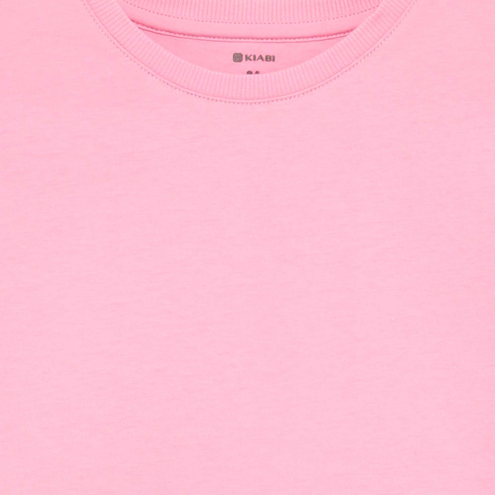 T-shirt en Tough Cotton manches courtes ROSE