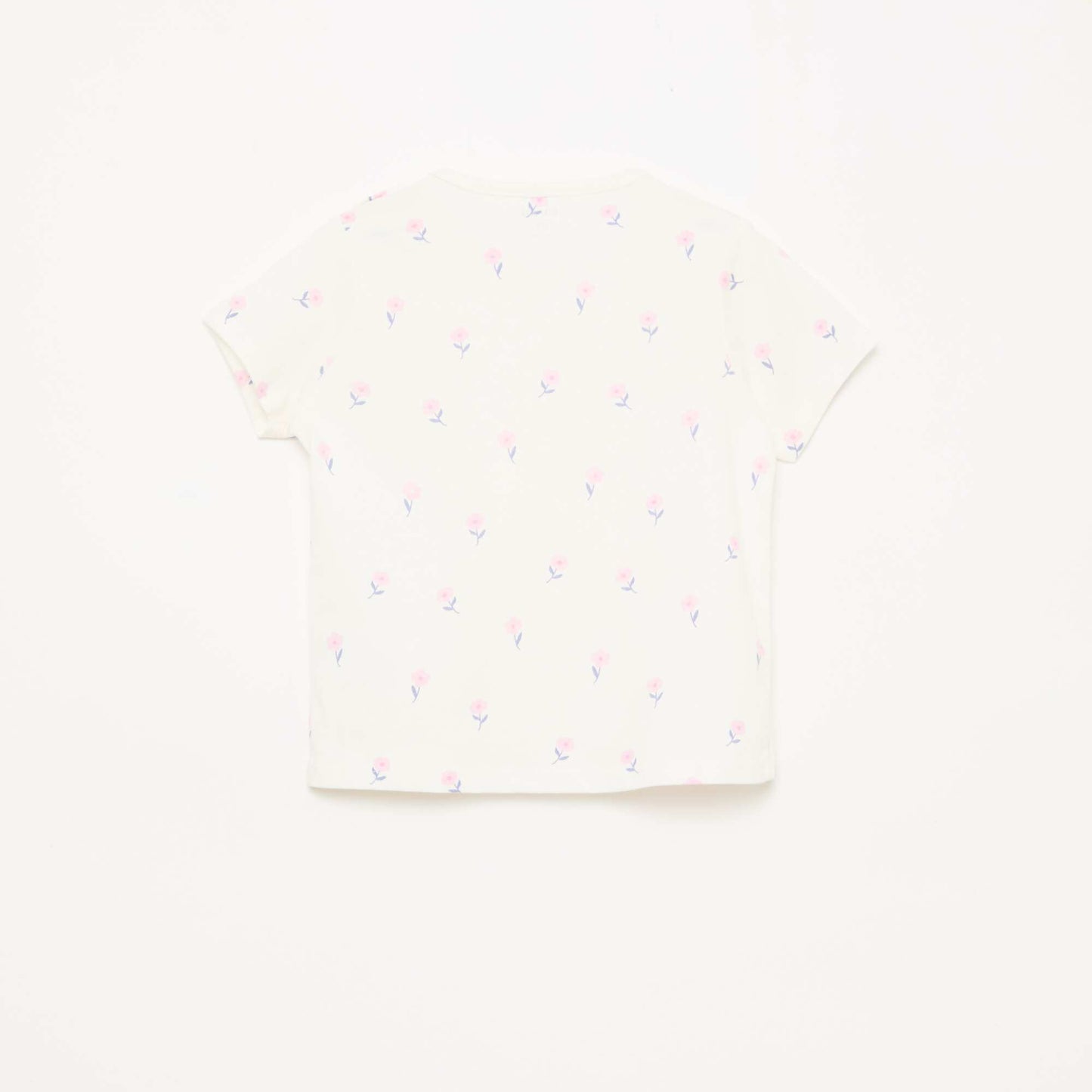 Ensemble pyjama court t-shirt + short - 2 pièces BLANC