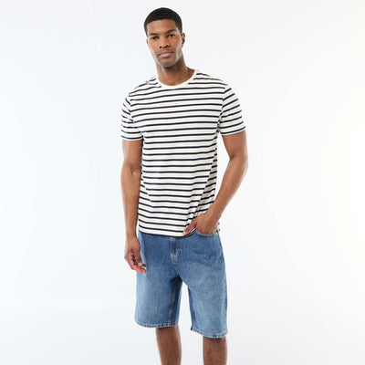 T-shirt marinière BLANC