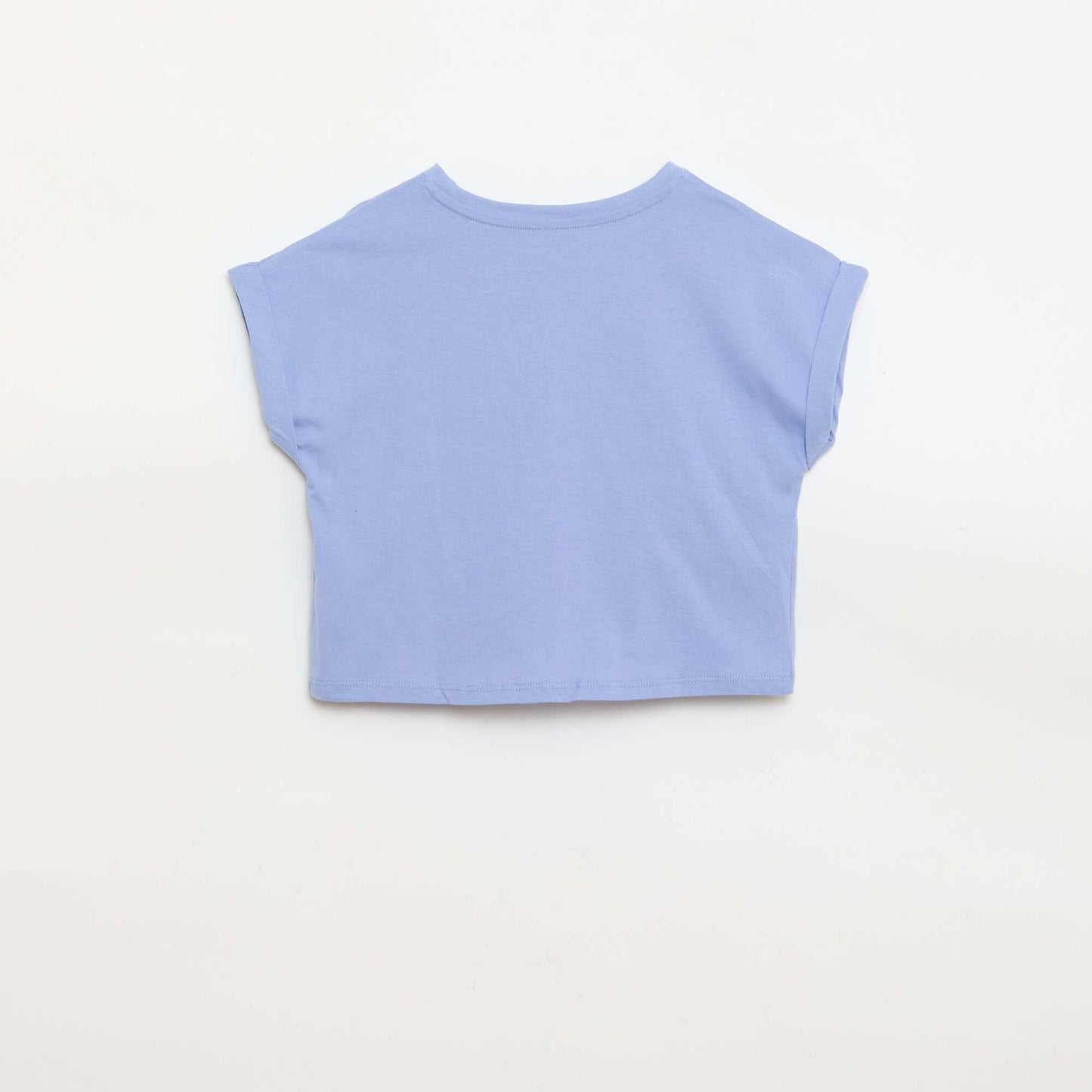 T-shirt avec nœud à la taille BLEU