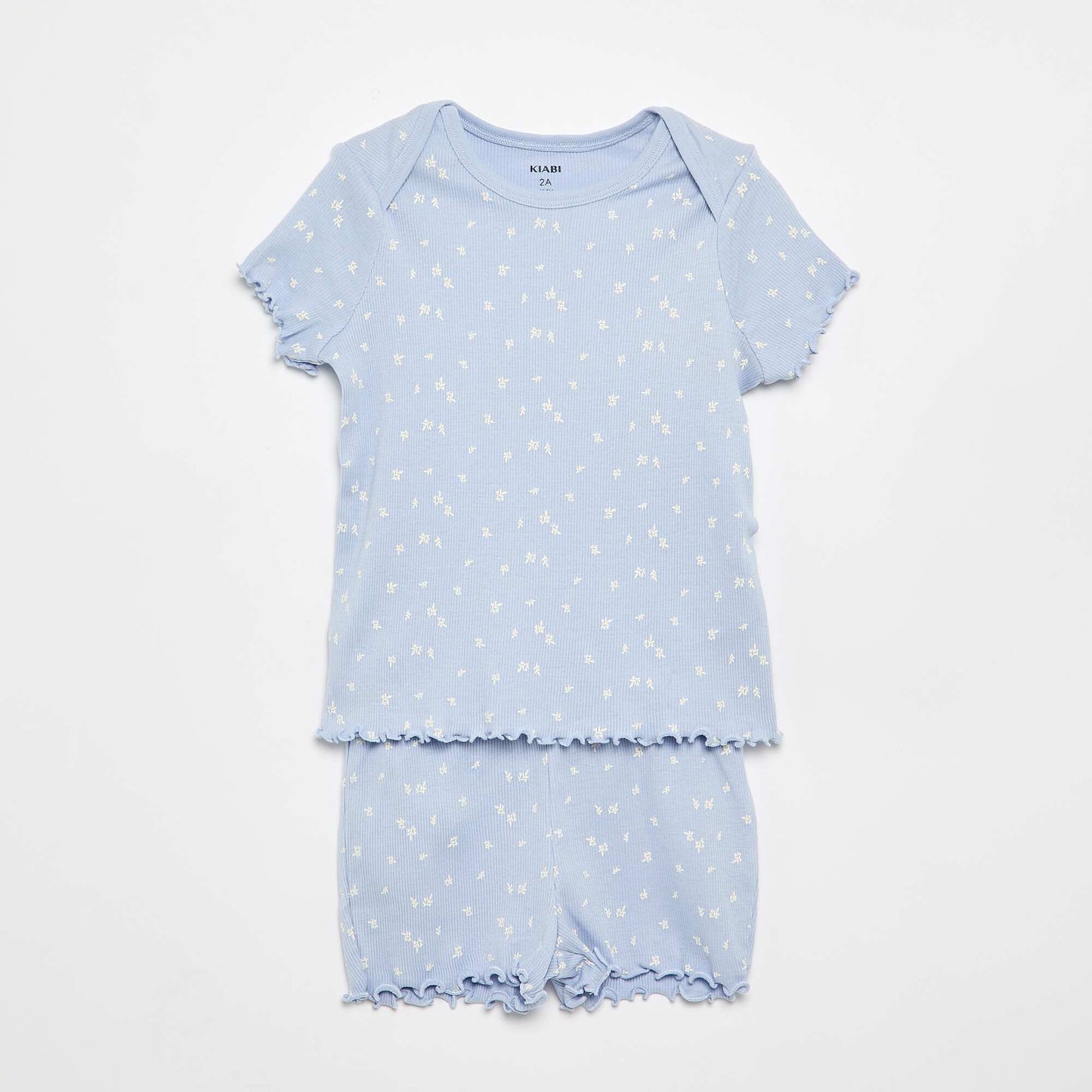 Ensemble de pyjama court t-shirt + short - 2 pièces BLEU