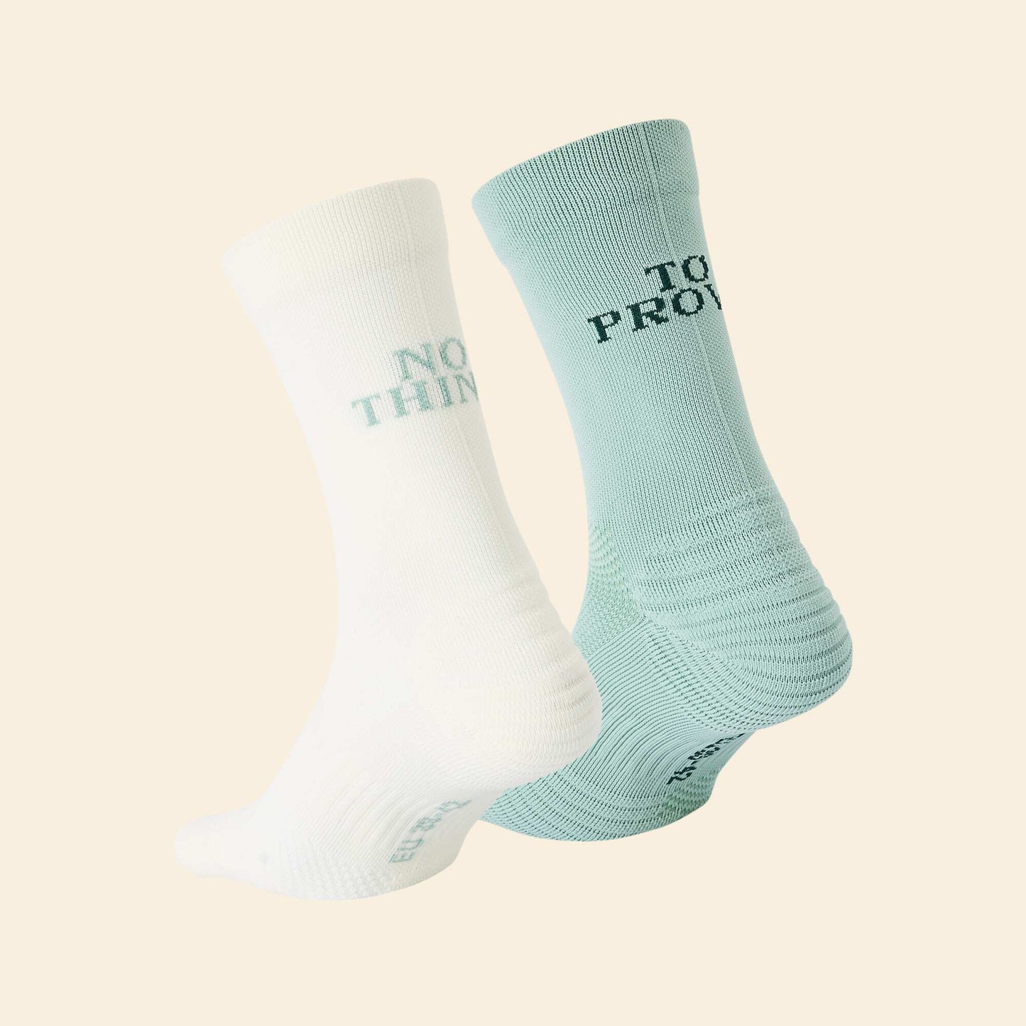 Lot de 2 paires de chaussettes compressives animées VERT