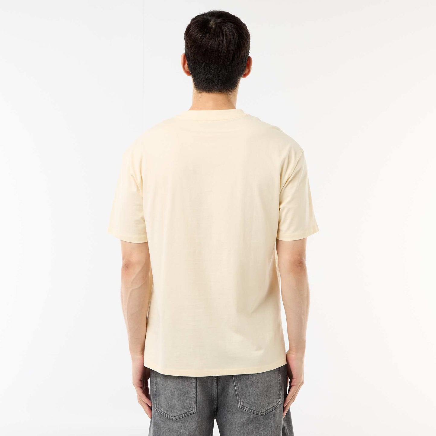 Tee-shirt uni confort fit / oversize BEIGE