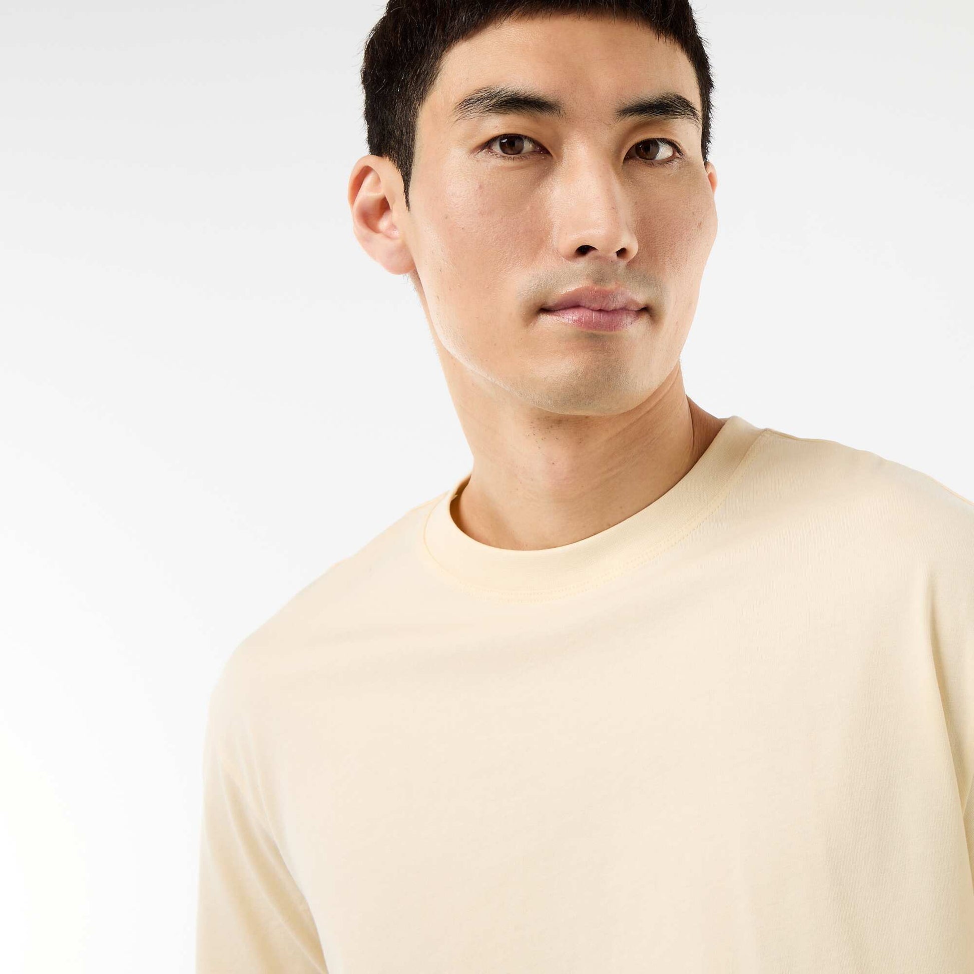 Tee-shirt uni confort fit / oversize BEIGE