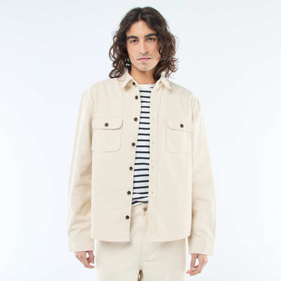 Surchemise en coton BLANC