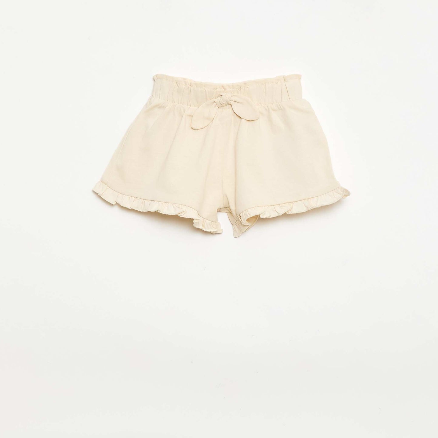 Lot de 3 shorts unis volantés ORANGE