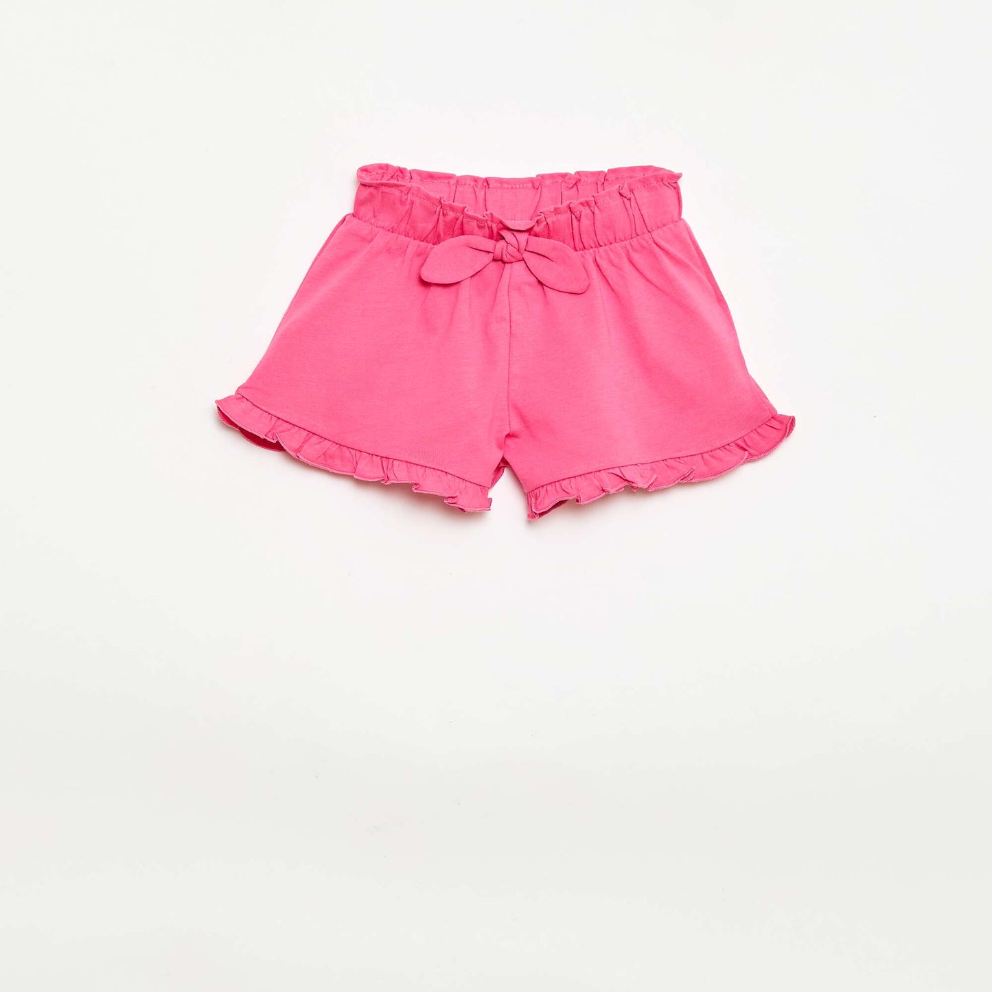 Lot de 3 shorts unis volantés ORANGE