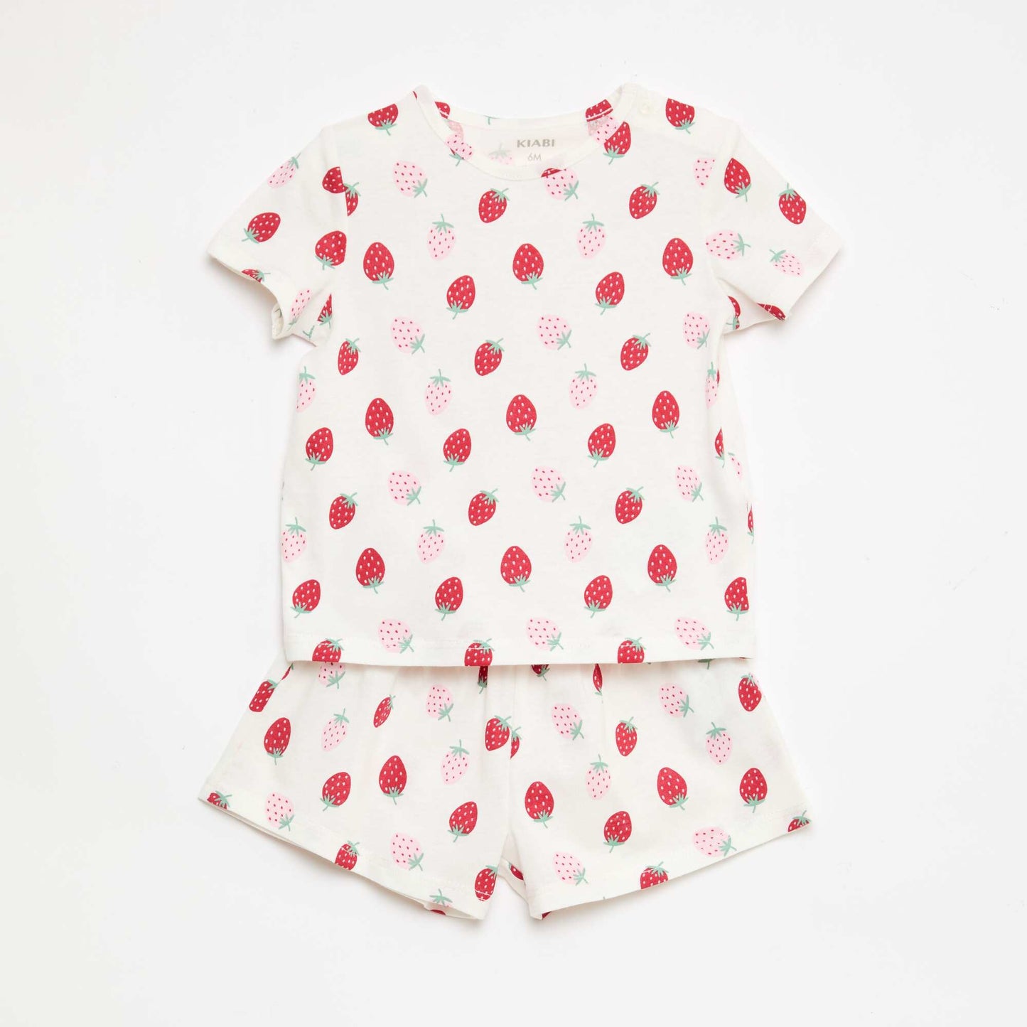 Ensemble T-shirt + short BLANC
