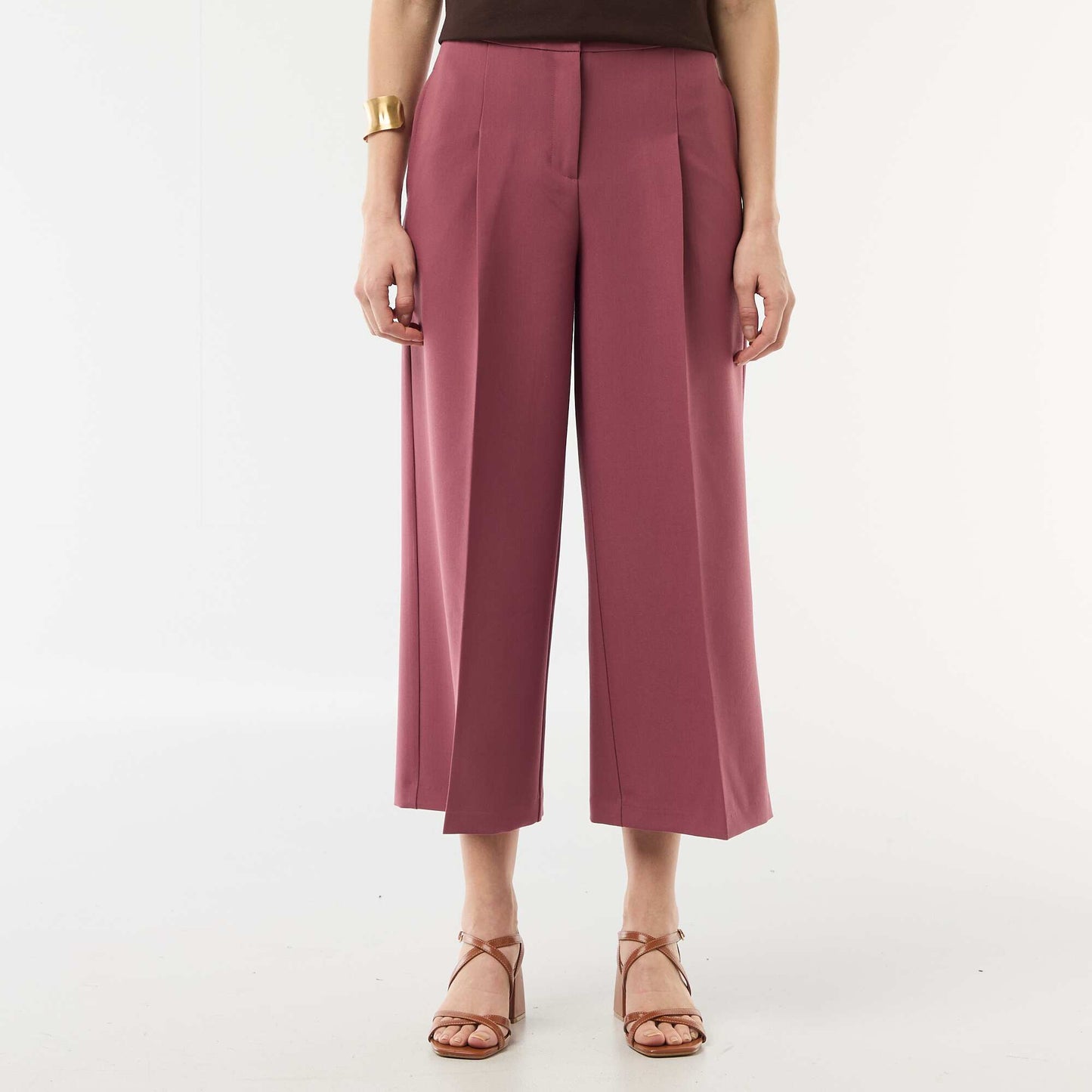 Pantalon large de cérémonie ROUGE