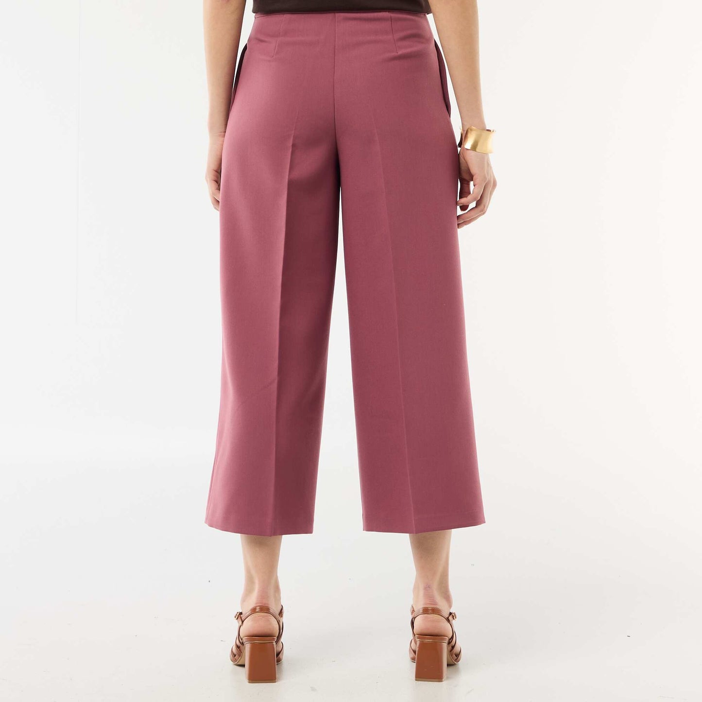 Pantalon large de cérémonie ROUGE