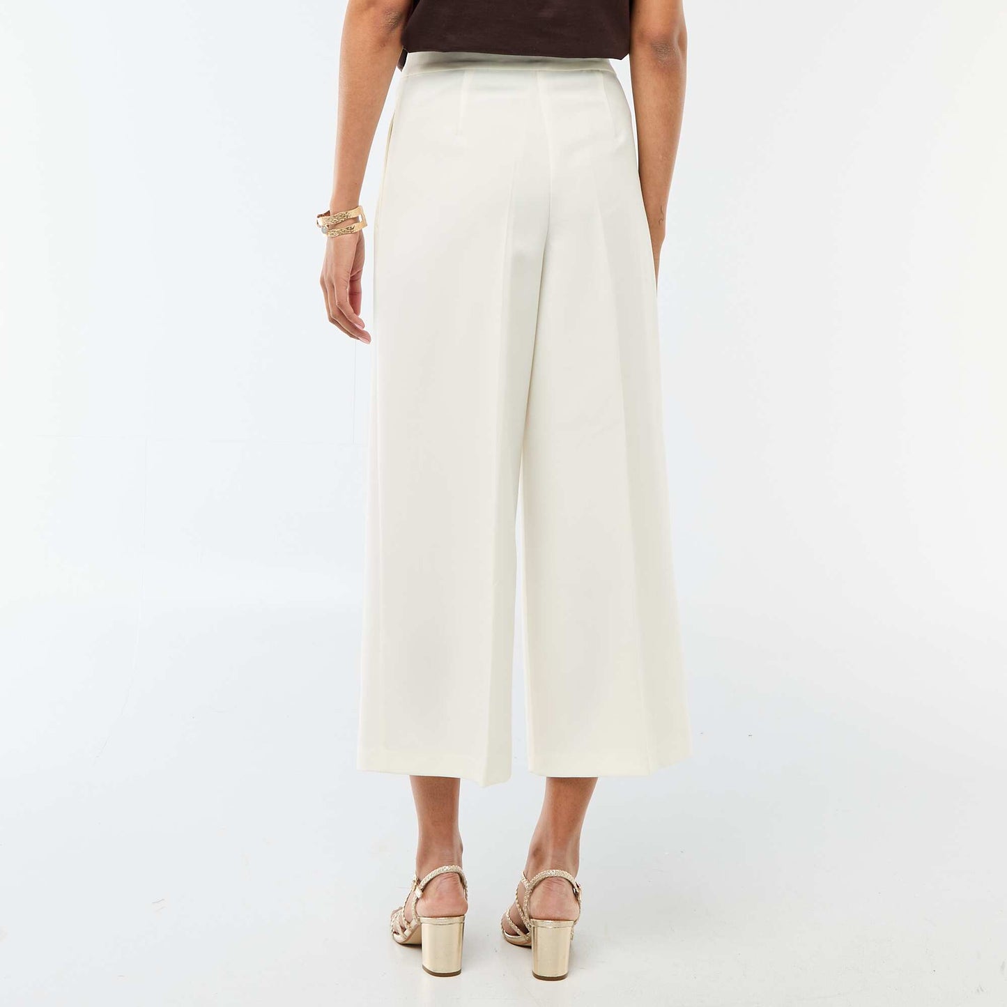 Pantalon large de cérémonie BLANC