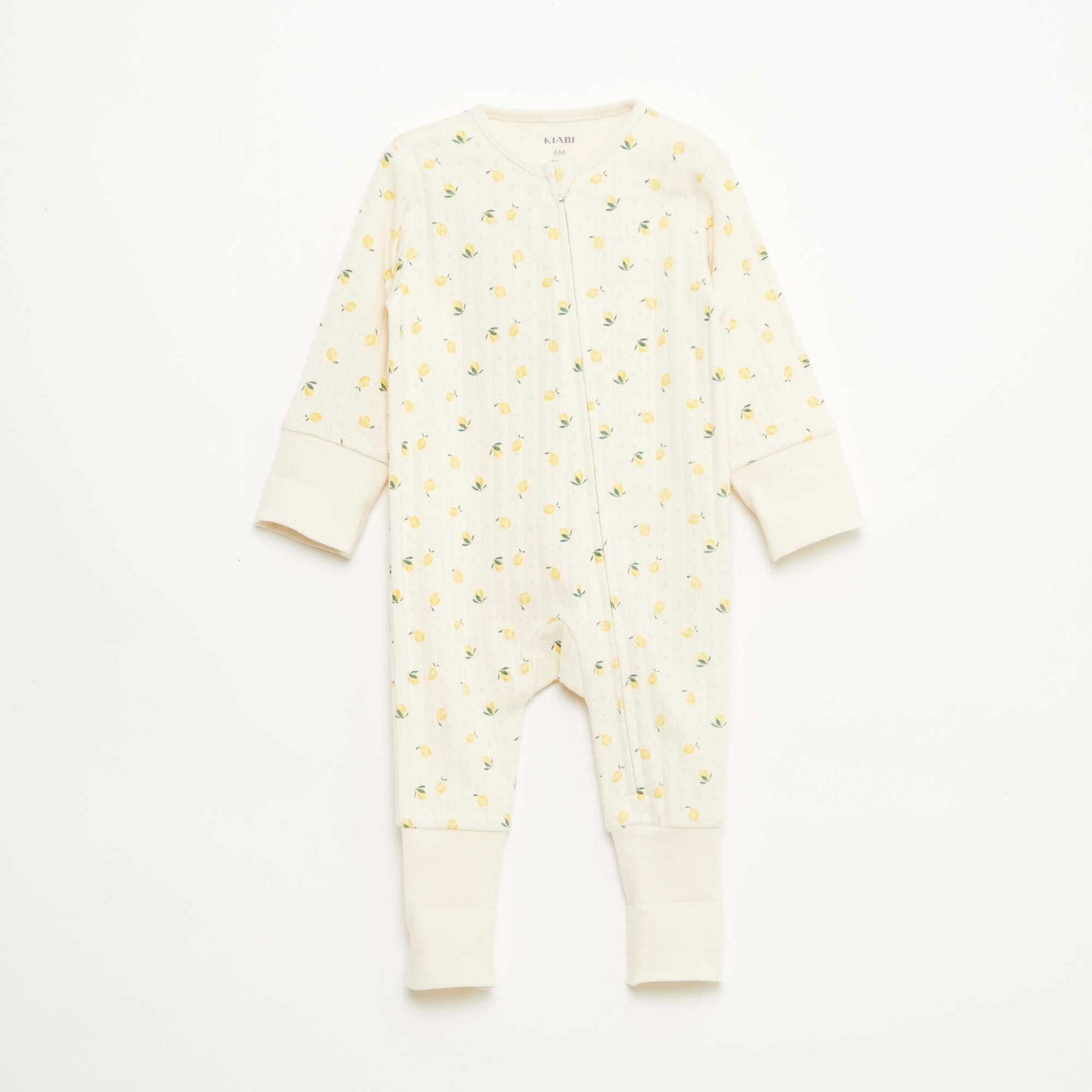 Ensemble body évolutif + dors bien en maille côtelée JAUNE