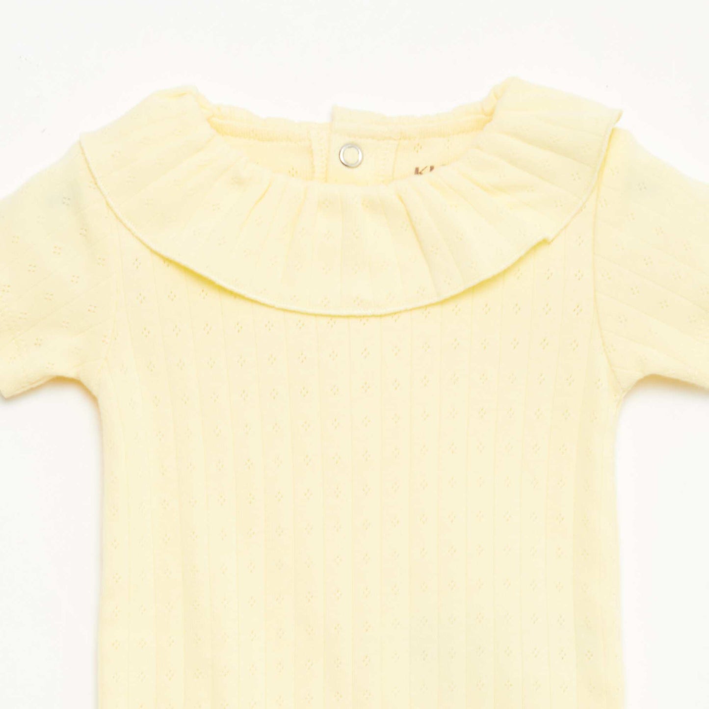 Ensemble body évolutif + dors bien en maille côtelée JAUNE