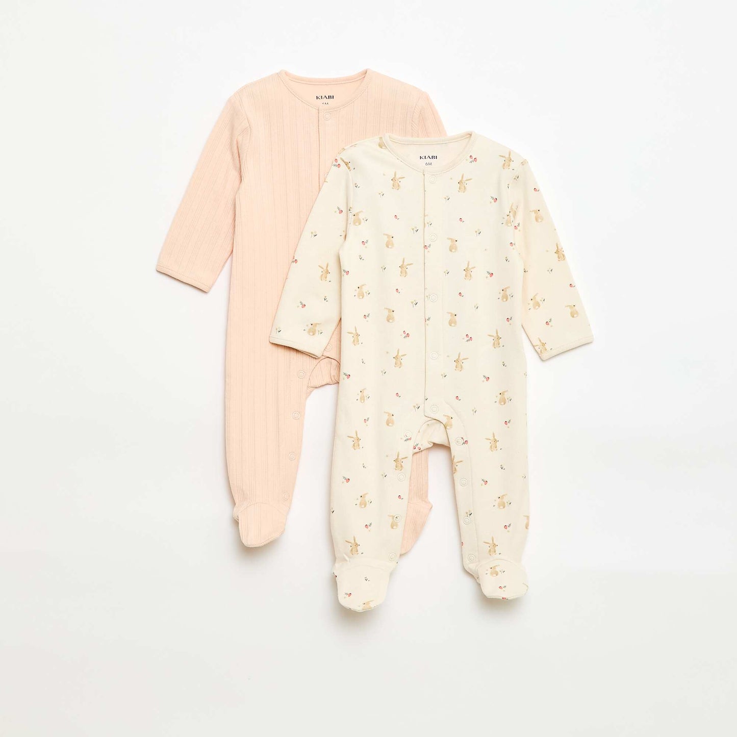 Lot de pyjamas dors biens avec pieds BLANC