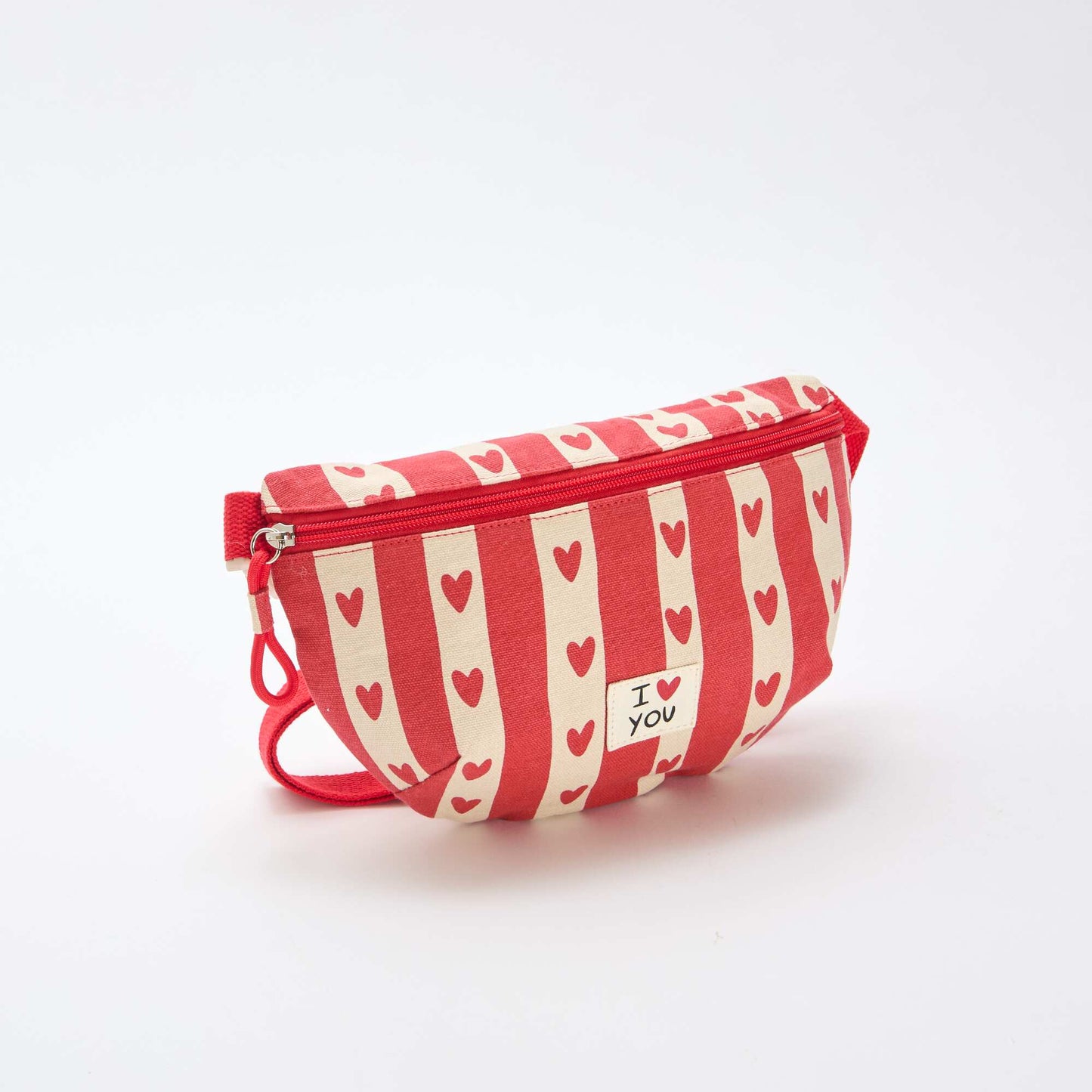 Sac Banane imprimé cœurs - Saint-Valentin BLANC