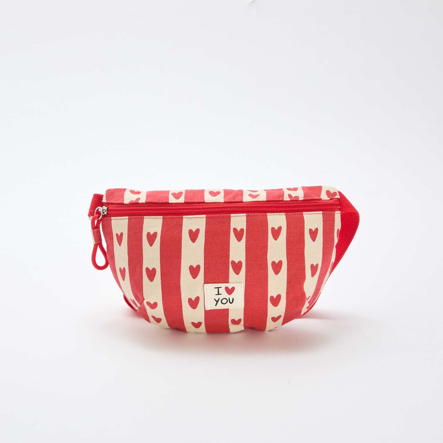 Sac Banane imprimé cœurs - Saint-Valentin BLANC