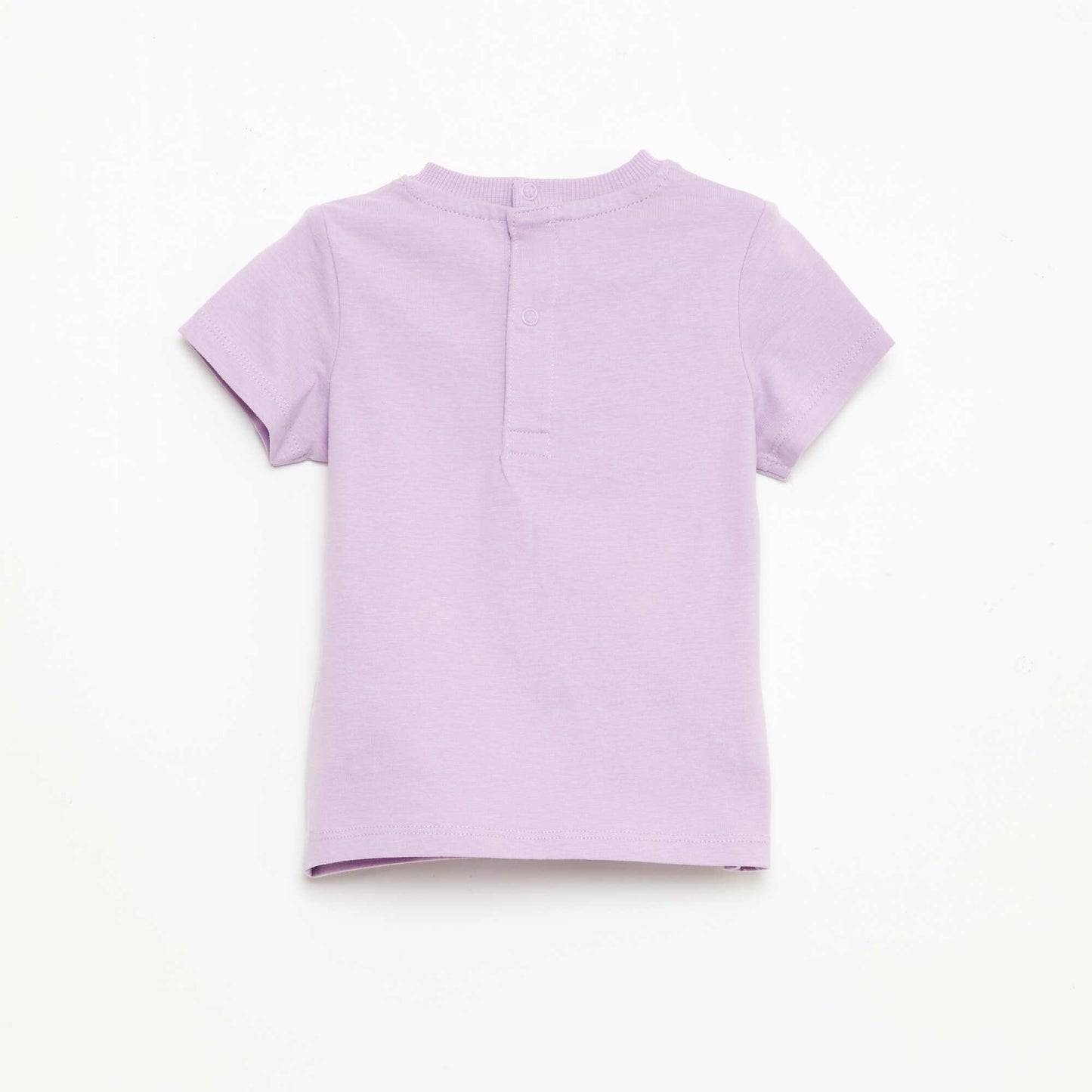 Tee-shirt à manches courtes avec broderies VIOLET