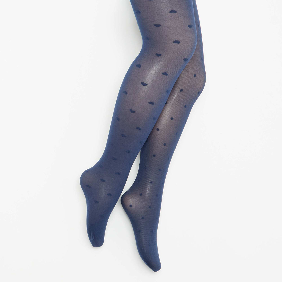 Lot de 2 collants légers imprimés BLEU
