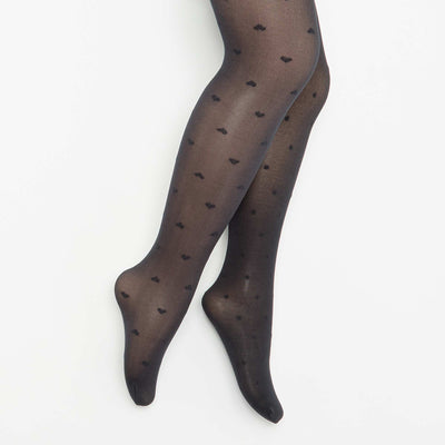 Lot de 2 collants légers imprimés NOIR