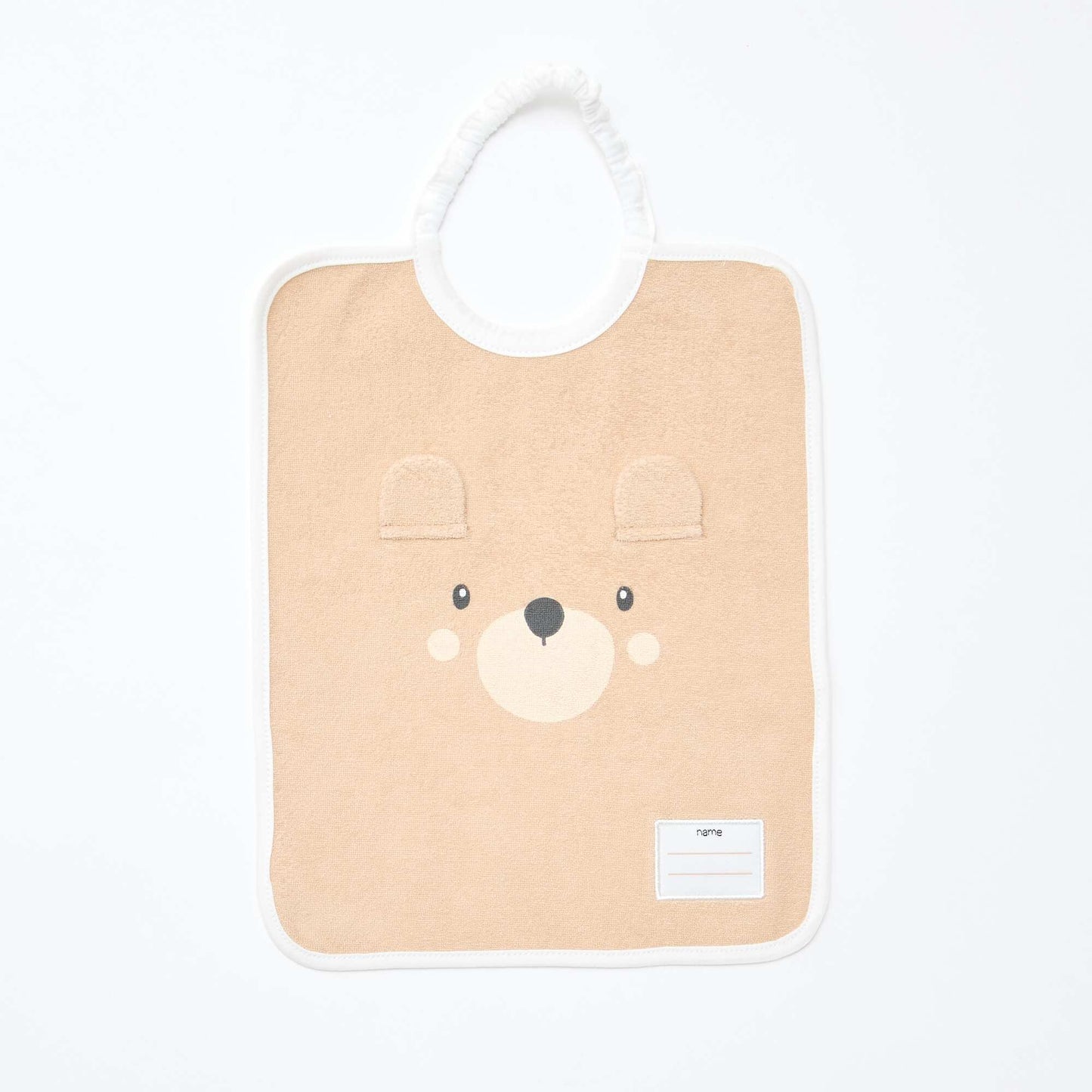 Lot de 2 bavoirs à enfiler par la tête BEIGE