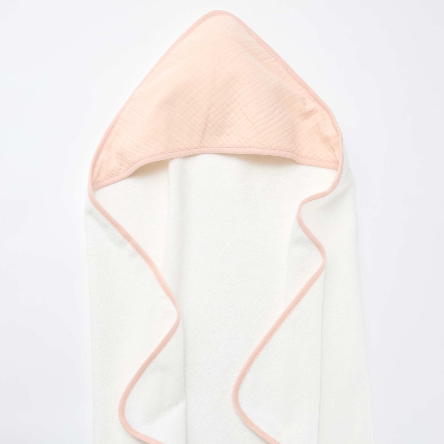 Cape de bain en coton 62 x 104 cm ROSE