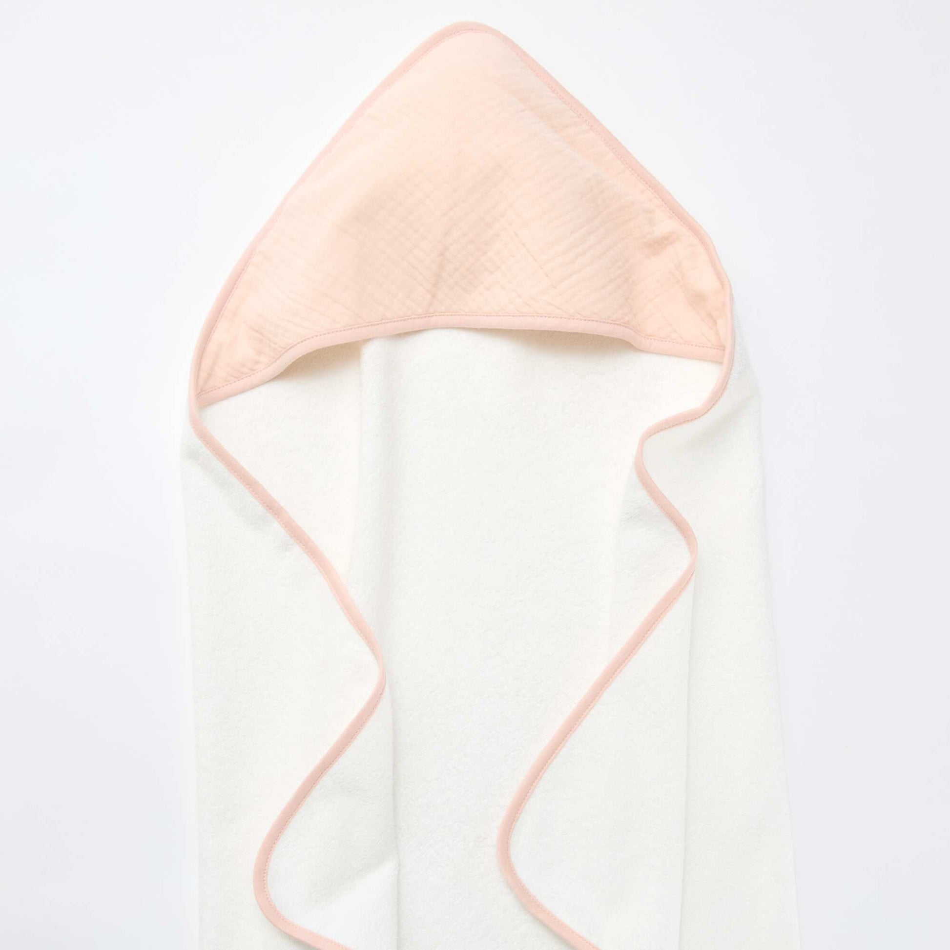 Cape de bain en coton 62 x 104 cm ROSE