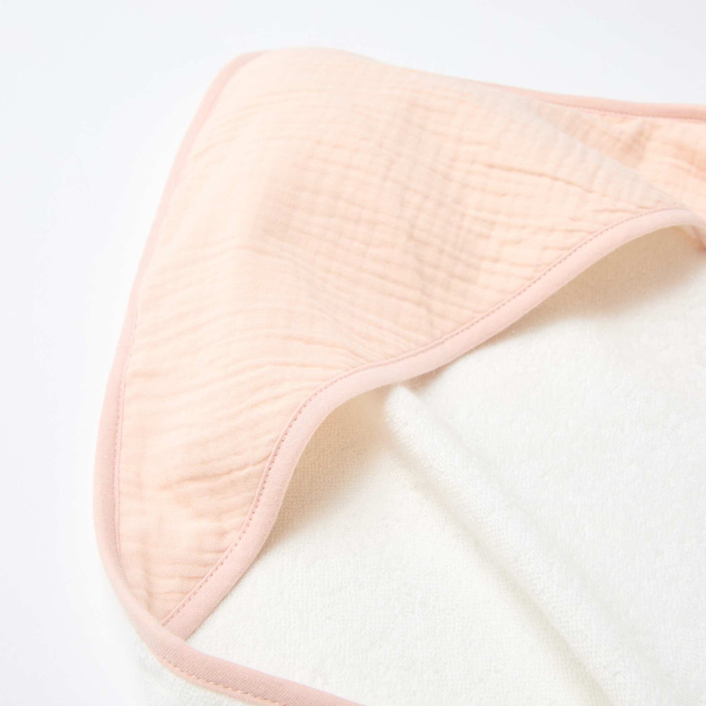 Cape de bain en coton 62 x 104 cm ROSE
